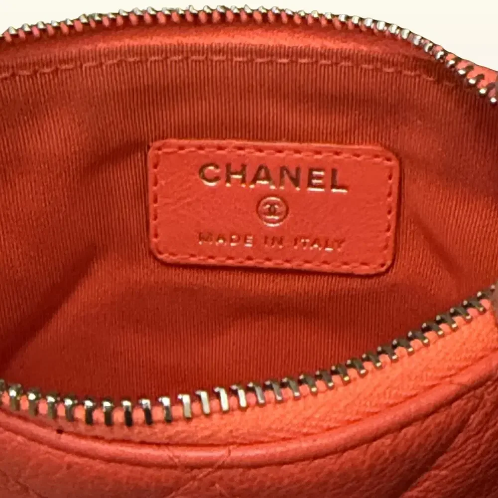 CHANEL small goatskin
